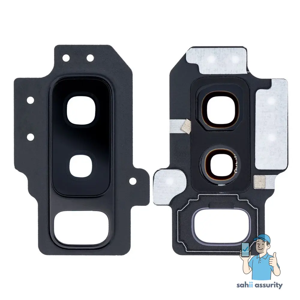 Camera Lens Glass with Frame for Samsung Galaxy S9 Plus 